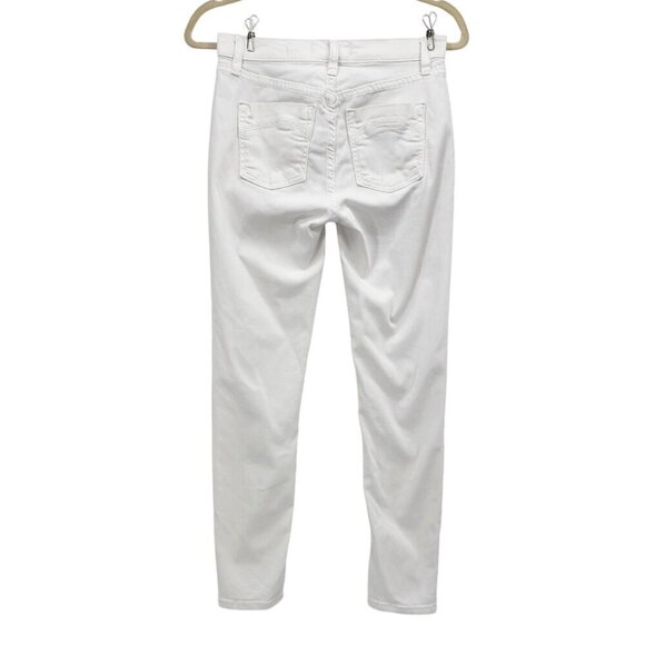 Free People Hi-Rise White Denim Skinny Jeans Womens 26 - Picture 3 of 8